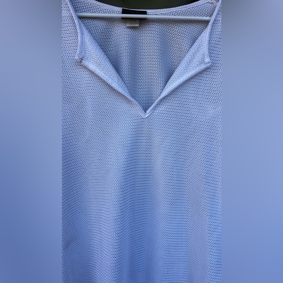 Jordan Taylor white mesh top swimsuit cover up tunic - Picture 5 of 9